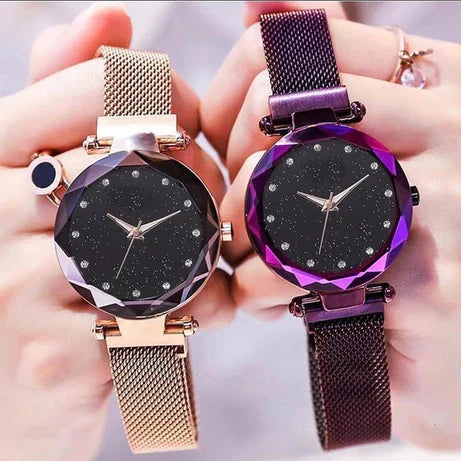 Classy Magnet Chain Elegant Women Wrist Watch - KurePK