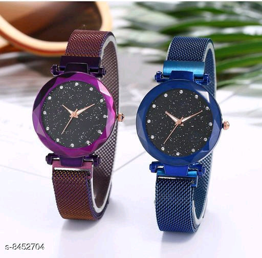 Classy Magnet Chain Elegant Women Wrist Watch - KurePK