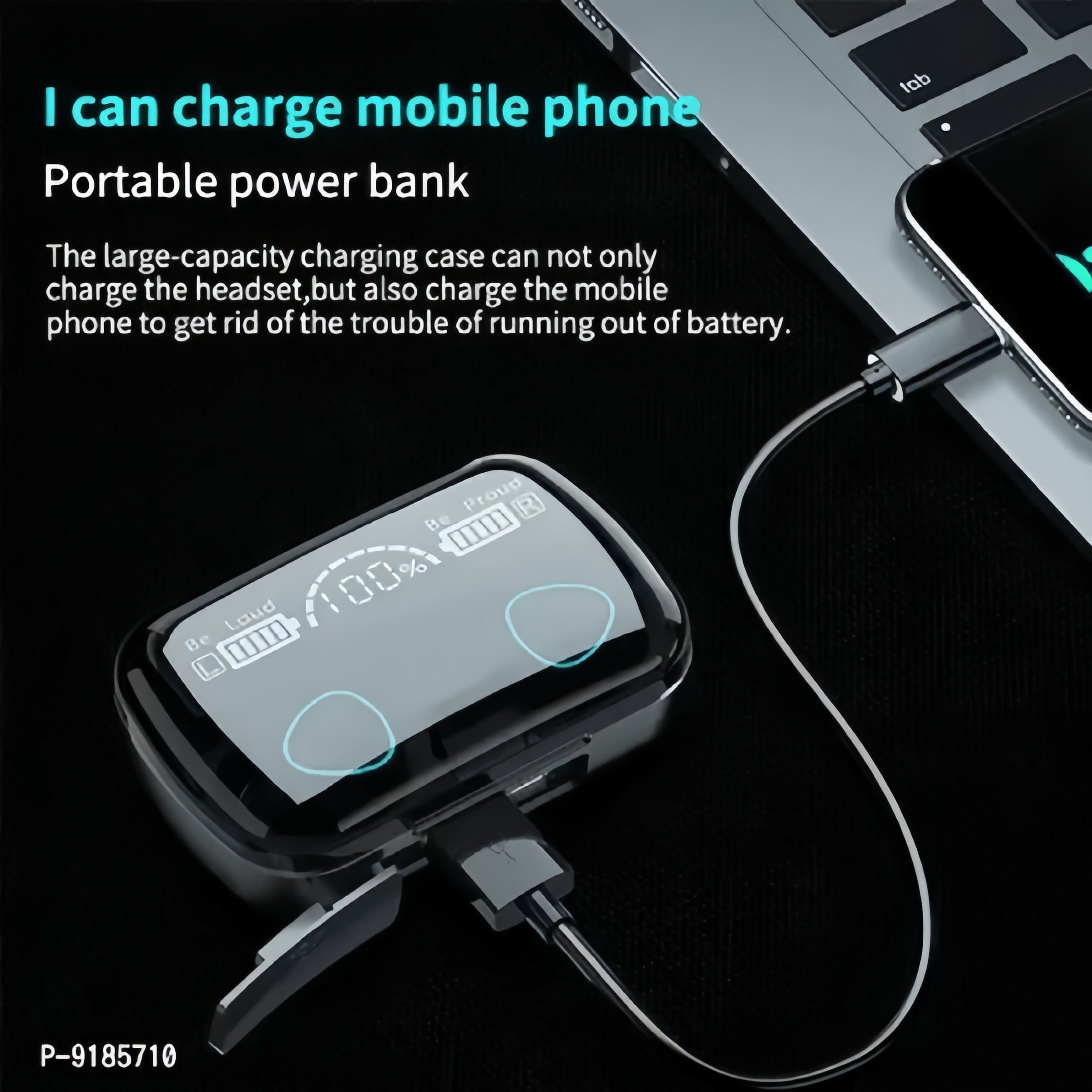 2 in 1 M10 Wireless Earbuds & Power bank